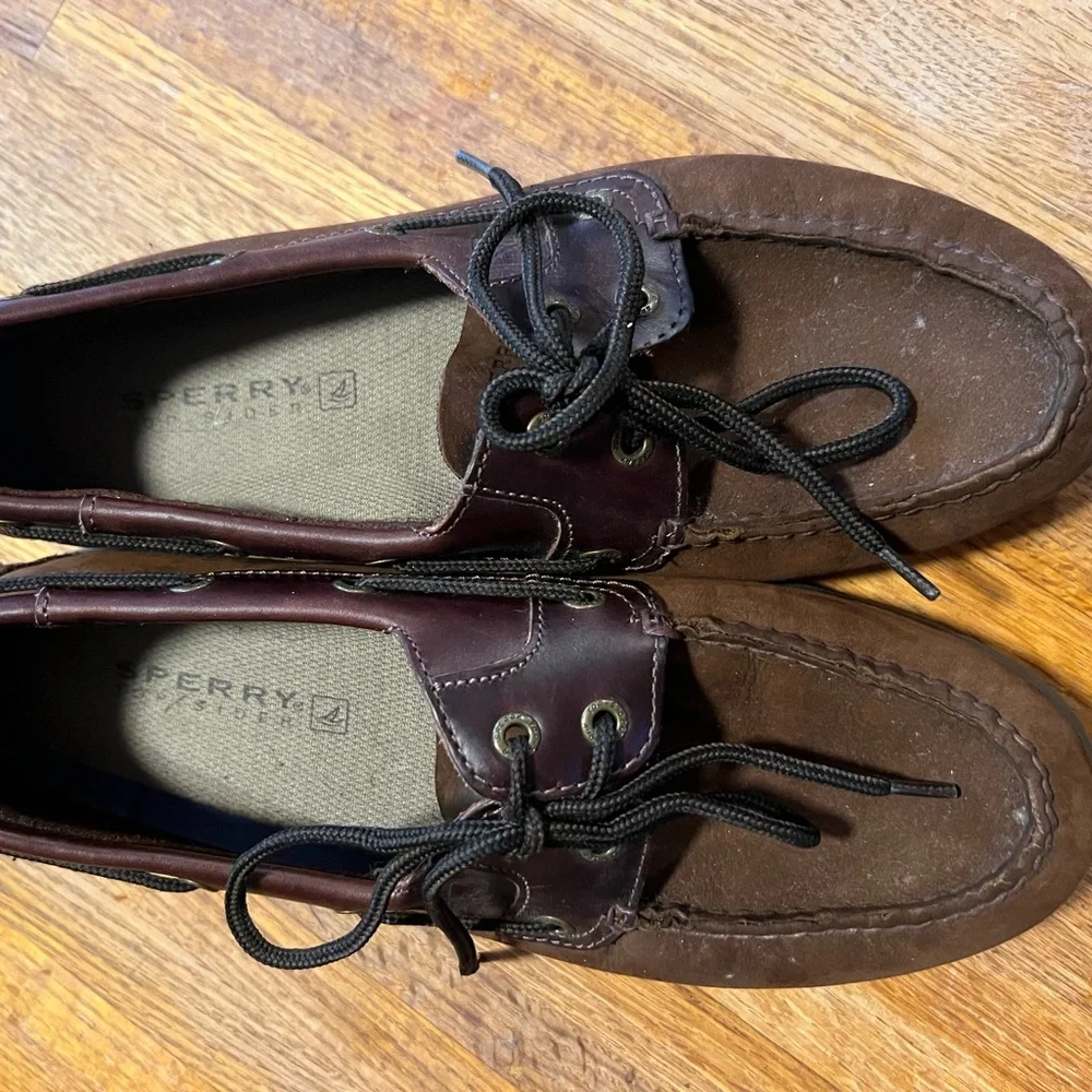 Sperry Men's Rich Brown Leather‎ Boat Shoes